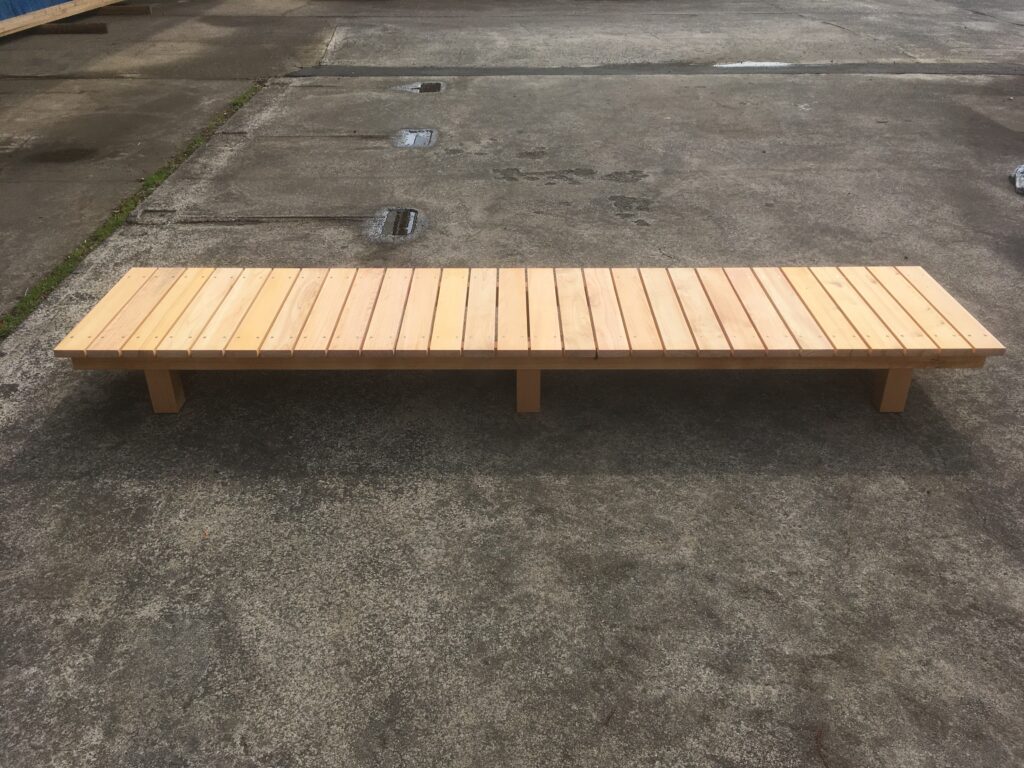 濡れ縁製作